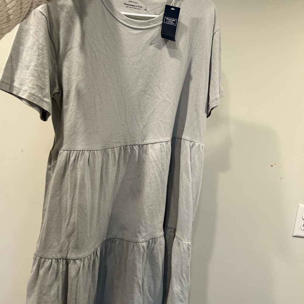Abercrombie & Fitch Soft Grey green dress
